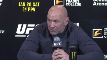 Dana White responds to question about Sean Strickland